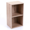 2 3 4 TIER WOODEN BOOKCASE SHELVING DISPLAY STORAGE UNIT CUBE WOOD SHELVES SHELF