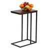 Retro C Shaped Side Table Snack Coffee Storage Sofa Table Nightstand Home Office