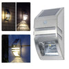 Solar Power Motion Sensor Wall Security Bright Light Outdoor Lamp Garden UK