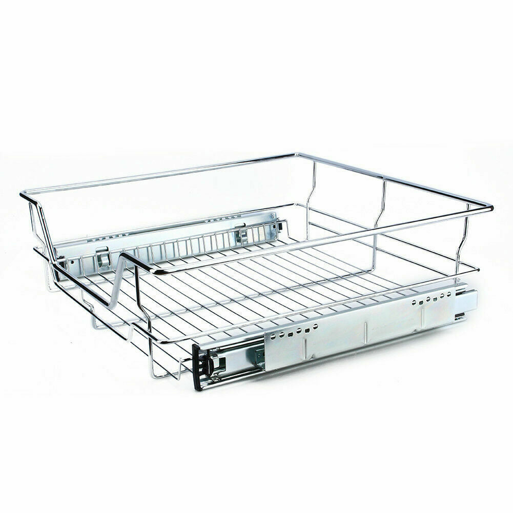 Pull Out Kitchen Baskets Slide Out Storage Basket Cupboard Drawer 350 - 600mm
