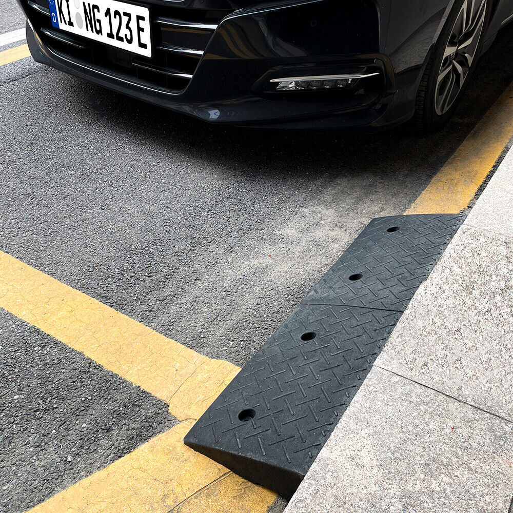 1/2X Kerb Ramp Curb Ramps Heavy Duty Driveway Threshold Ramps Rubber Kerb Ramps