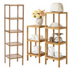 3-4-5 Tier Wooden Storage Display Shelf Bookcase Living Room Bathroom Rack Stand
