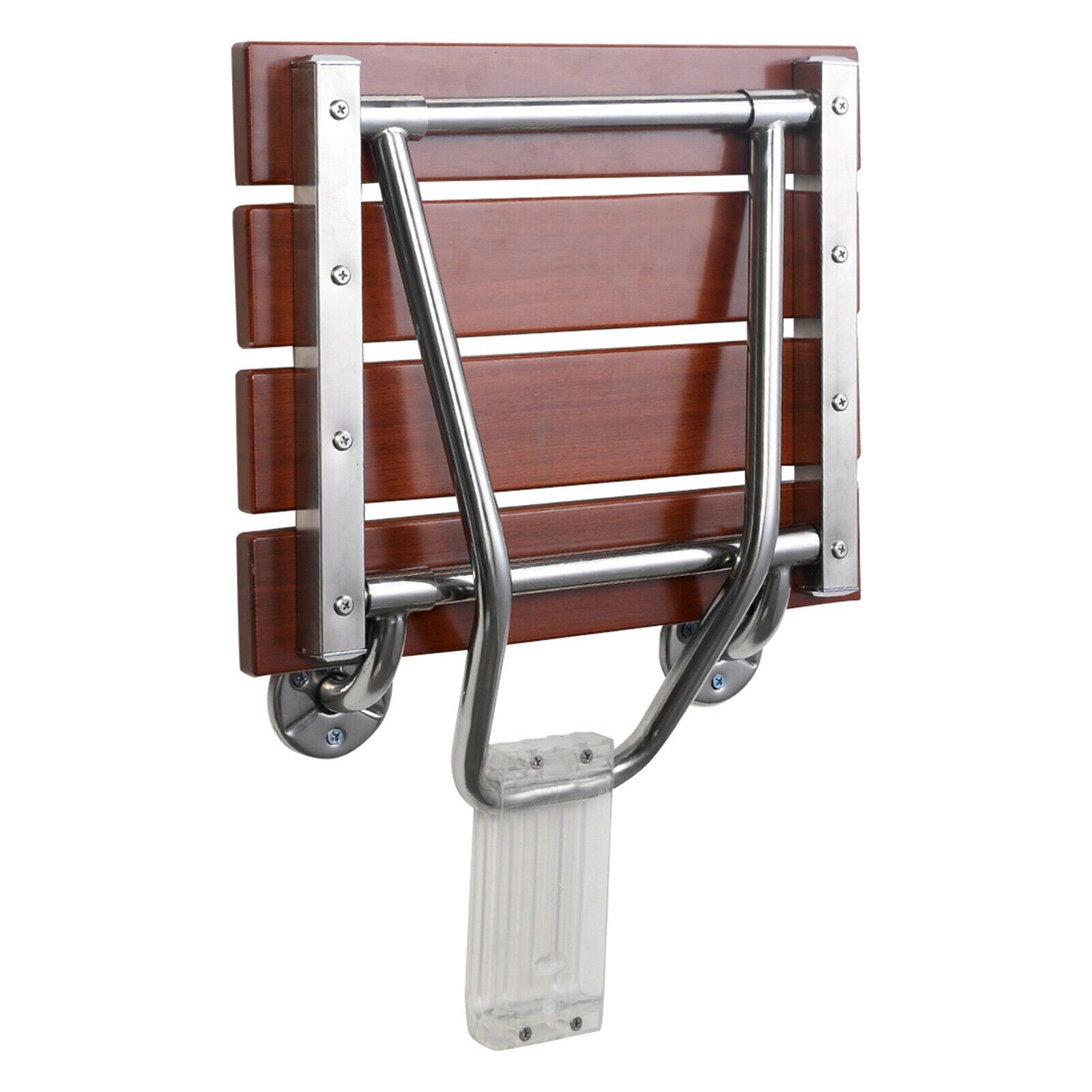 Folding Shower Seat Bench Wall Mounted Bathroom Seat Stool Elderly Disabled