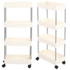 Slim Slide Out Kitchen Trolley Rack Holder Storage Shelf Organiser Mobile Stand