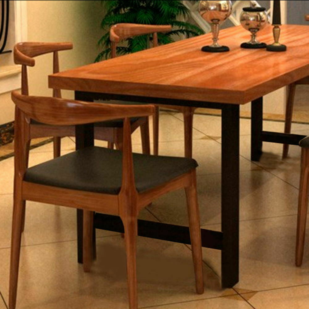 2X Industrial Table Legs Metal Stand Square Box Frame Bench Coffee Desk Leg Feet