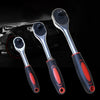 3 PIECE RATCHET SET 1/4" 1/2"& 3/8" DRIVE WRENCH HANDLE SOCKET WRENCH # 9/10/11
