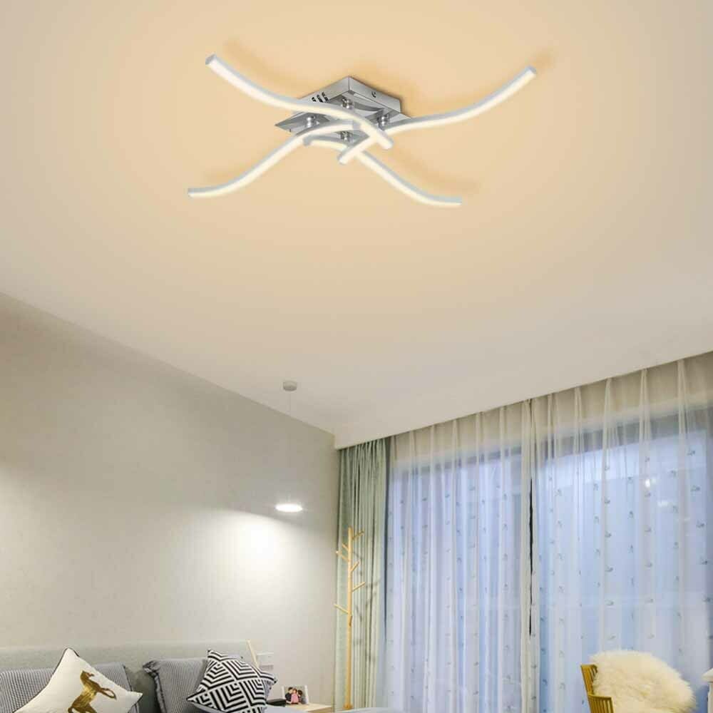 LED 4 Light Ceiling Lights Chandelier Bright Lamp Living Room Bedroom Kitchen
