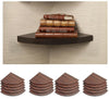 High Gloss Floating Corner Shelf Wall Mounted Storage Unit Shelving Display Kit