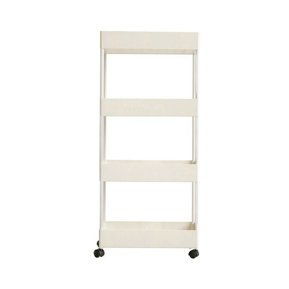 3/4/5 Tier Trolley Cart Kitchen Storage Rack Holder Shelf Organiser Fruit Basket