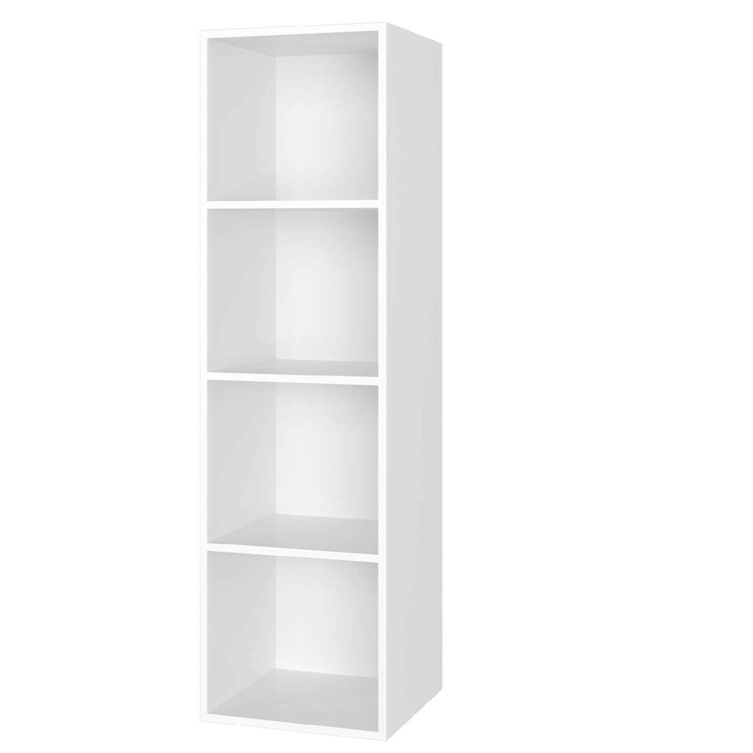 3/4/6/8Tier Wooden Bookcase Shelving Display Cube Organizer Shelves Storage Unit