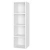 3/4/6/8Tier Wooden Bookcase Shelving Display Cube Organizer Shelves Storage Unit
