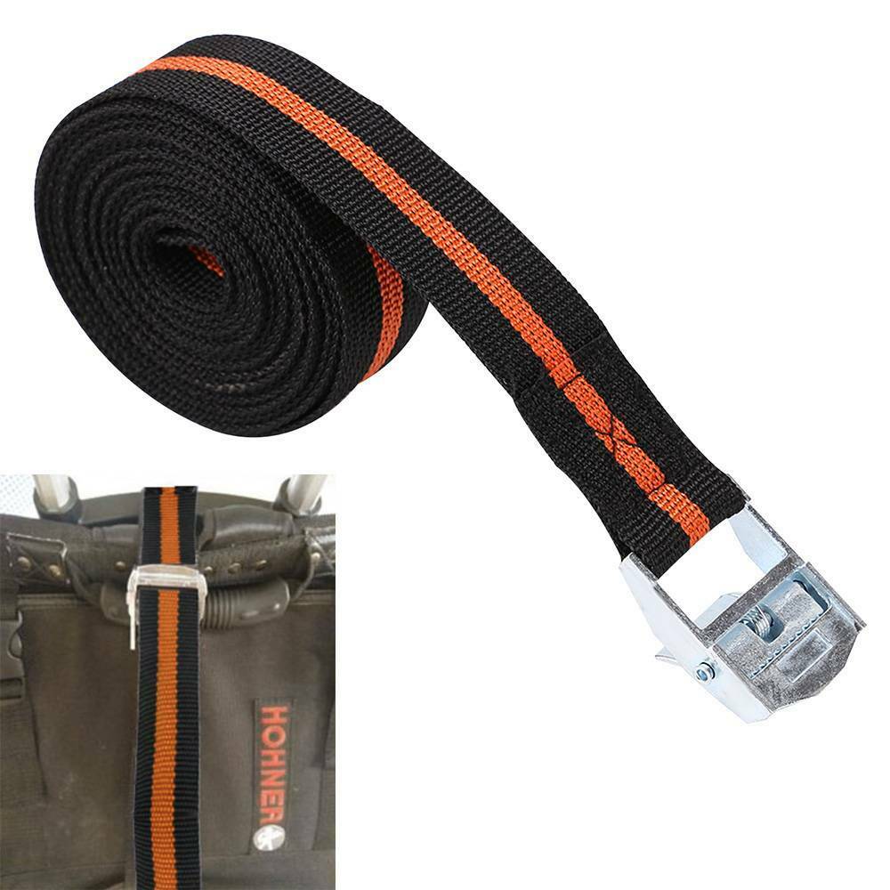 25 X 2500MM LONG PACK OF 4 CAM BUCKLE TIE DOWN STRAPS ROOF RACK CARGO TRAILERS