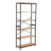 6 Tiers Bookshelf Bookcase Ladder Shelf Storage Display Unit Metal Plant Stand