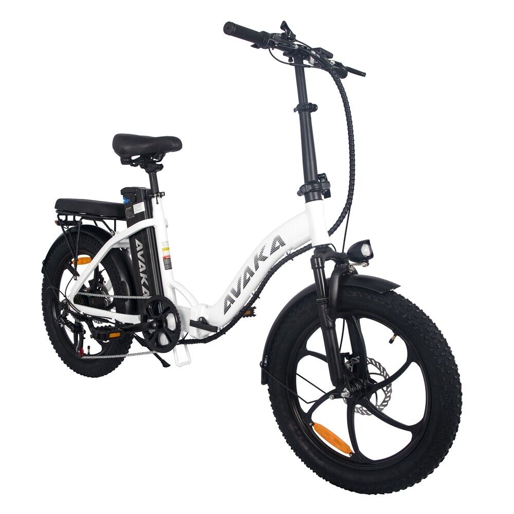 AVAKA BZ20PLUS Folding E-Bicycle E-City Bike 20x3.0" Wheel Commuter E-Bike HT
