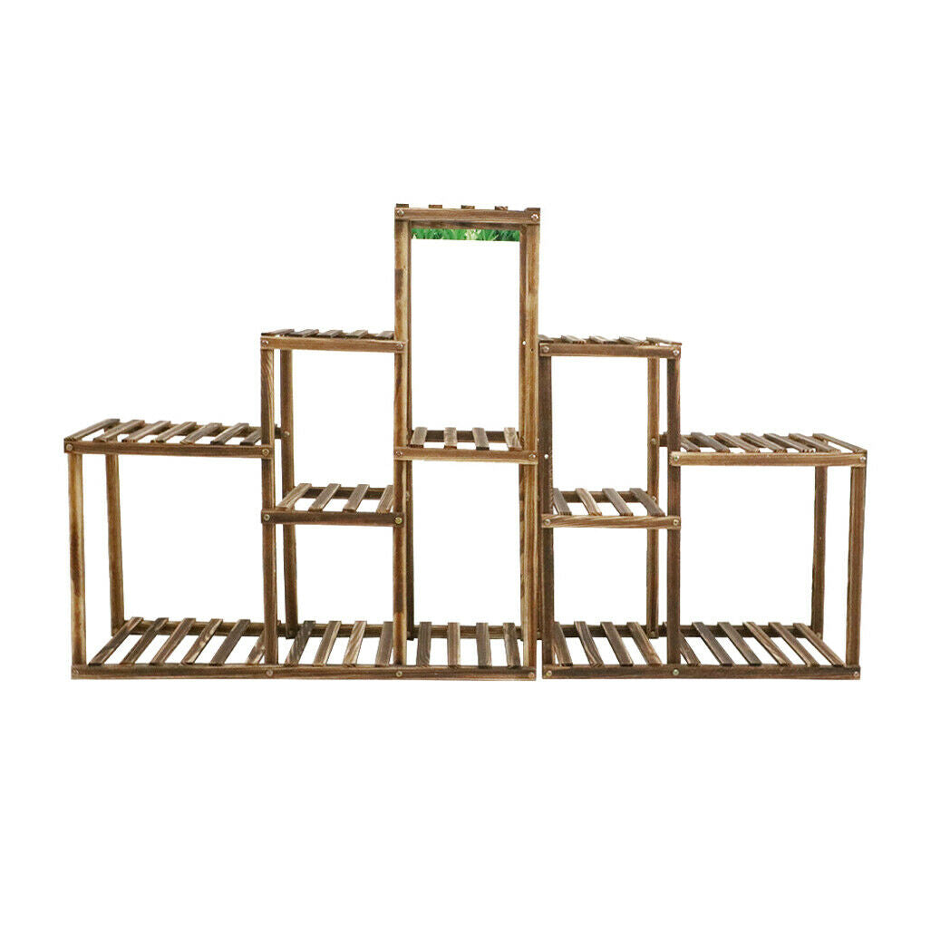 Wooden Plant Stand Rack Flower Ladder Pot Display Shelf Garden Blossom Mountain