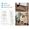 Folding 4 Tier Plant Flower Pot Shelf Stand Bookcase Storage Display Ladder