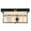 New 6 Grids Leather Watch Display Case Jewelry Collection Storage Holder Box UK