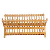 Folding Bamboo Wooden Draining Rack Dish Drainer Plate Washing Up Counter Sink