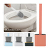 Multicolor Silicone Toilet Brush Creative Cleaning Brush Set Wall-Mounted