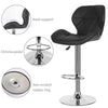 2× Black Bar Stools Swivel Kitchen Breakfast Bar Stool Chair PU Leather Gas Lift