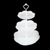 3 Plastic Tier Cake Stand Afternoon Tea Wedding Plate Party Tableware Display