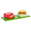 Large Wooden Floating Shelves Lacquer Finish Display Rack Wall Mounted Kids Room