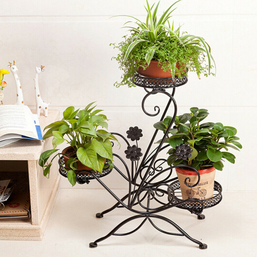 3 Tier Plant Stand Flower Pot Shelf Rack Holder Garden Indoor Outdoor Home Decor