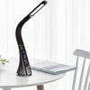 LED Dimmable Reading Bedside Lamp Table Desk Light Calendar Clock Touch