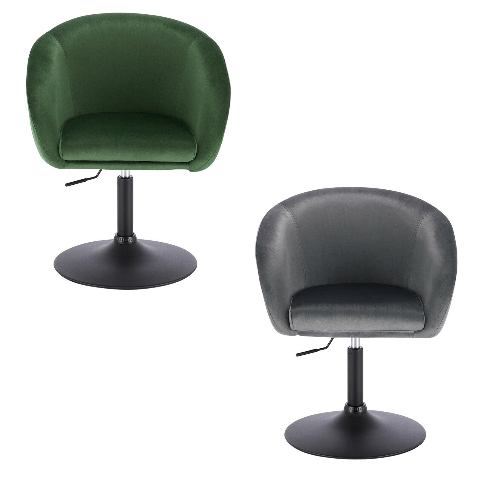 Breakfast Barstools Bar Chairs Swivel Gas Lift Chairs Kitchen Pub Velvet Stools