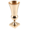 43cm Large Stunning Gold Iron Luxury Flower Vase Urn Wedding Table Home Decor (GOLDEN)