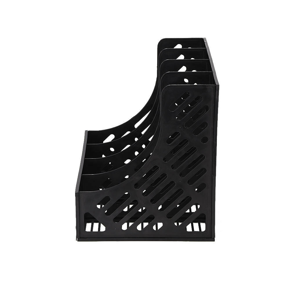 Magazine Publication Filing Tray 4 Shelf Storage Box Divider File Holders Office