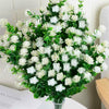 In/Outdoor Artificial Fake Flowers Plants For Window Box Plants Garden Porch UK