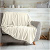 LUXURY TEDDY FLEECE POPCORN THROW OVER FOR SOFA BED BLANKET TRAVEL WARM & COSY