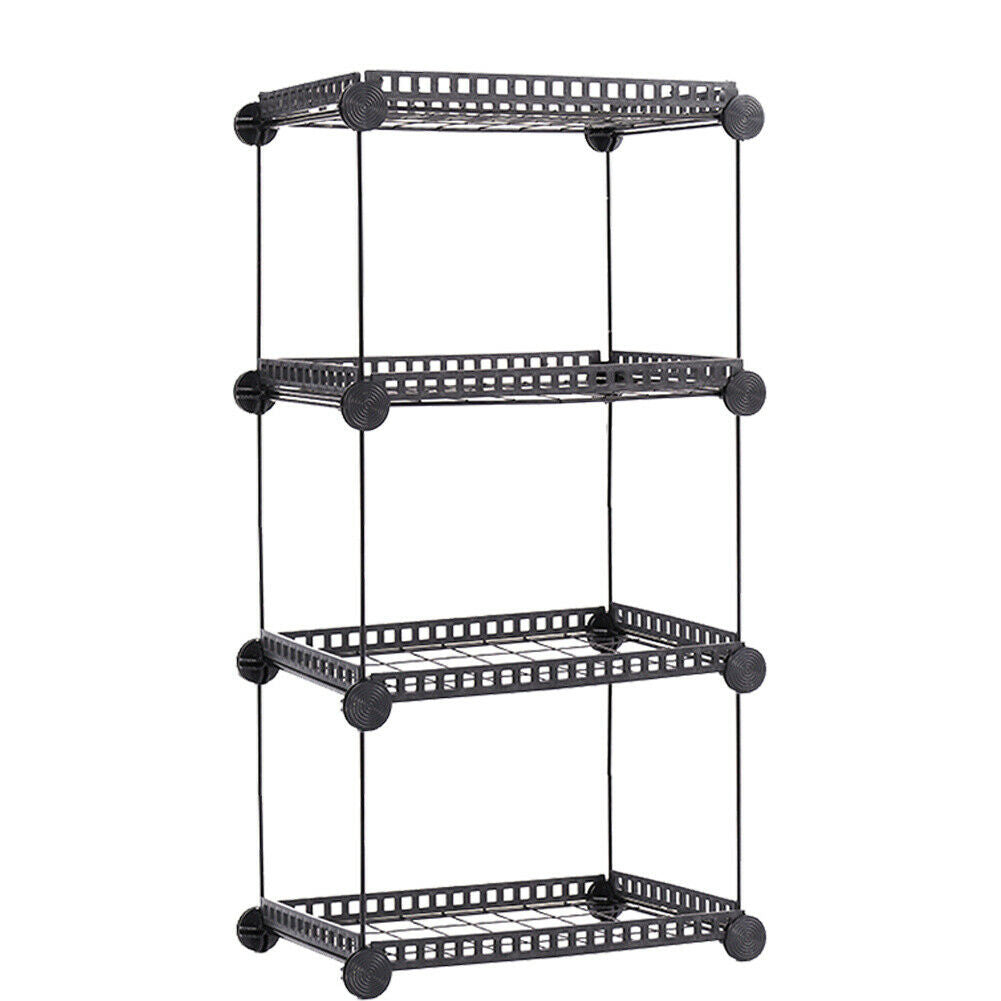 3/4/5/6Tier Wire Metal Shelving Flower Shelf Plant Display Rack Planter Pot Rack