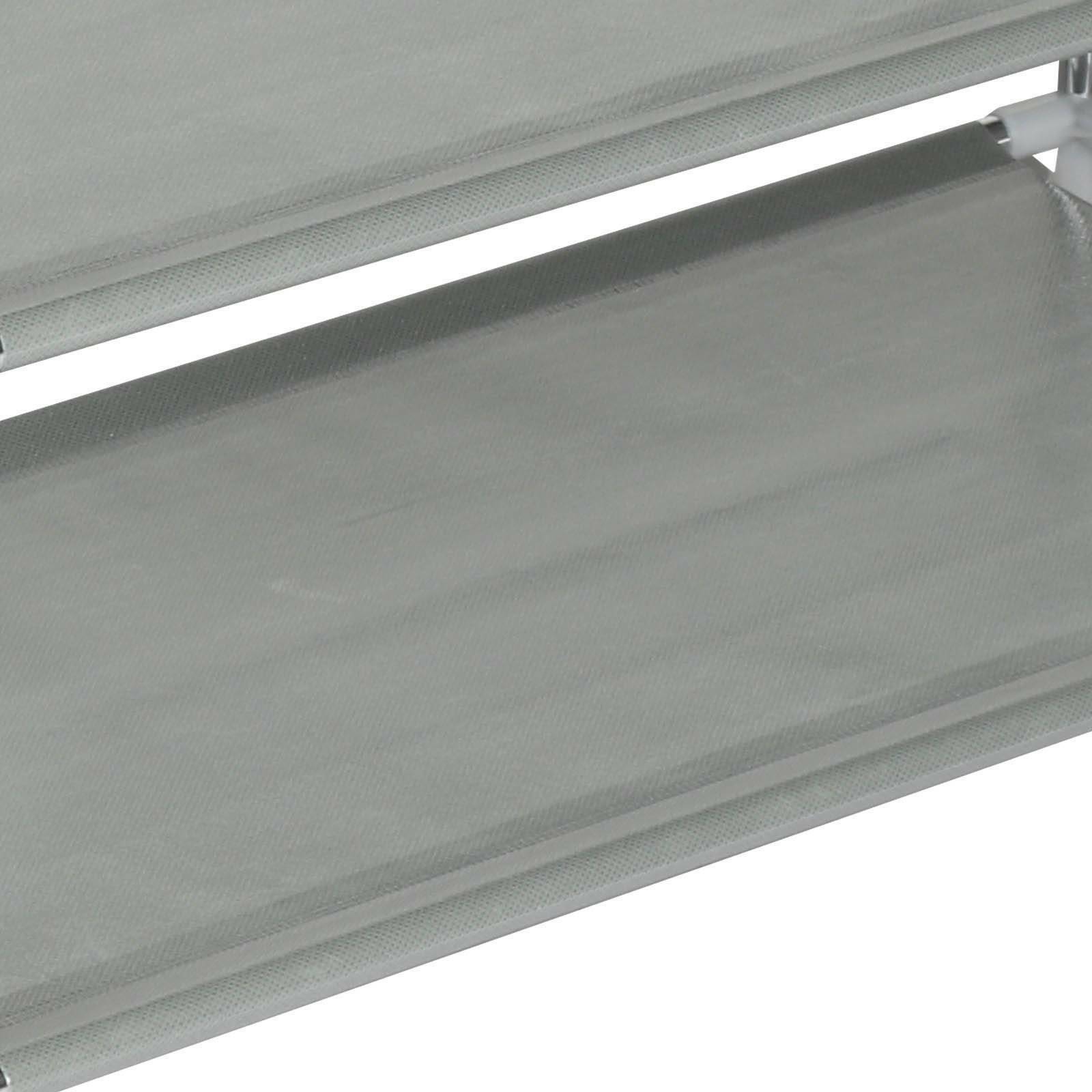 3, 4 & 5 Tier Extendable Metal Shoe Rack Space Saving Storage Organiser Shelf