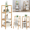 3/4 Tier Plant Pots Ladder Shelf Storage Unit Display Stand Bathroom Rack