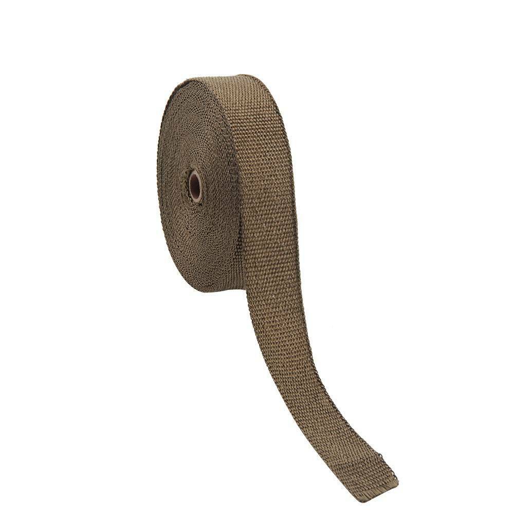 20M Titanium Exhaust Heat Wrap Manifold Downpipe High Temp Bandage Tape Roll
