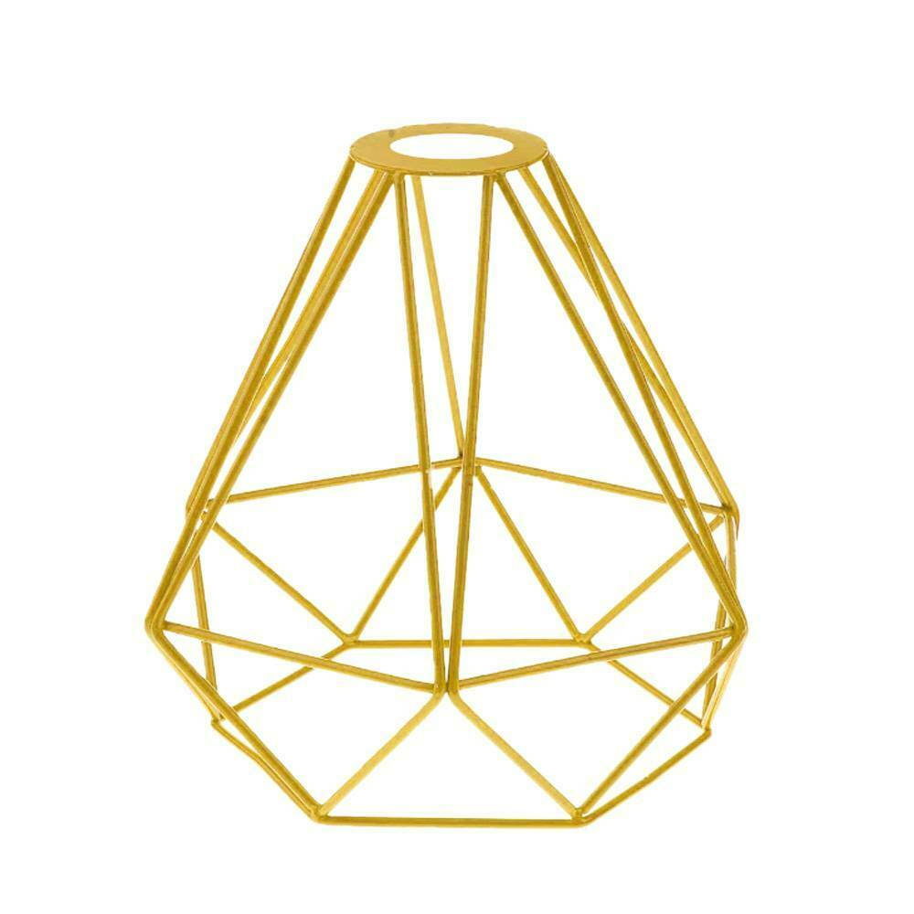 Pendant Light Shade Ceiling Industrial Geometric Wire Cage Lampshade Lamp Metal