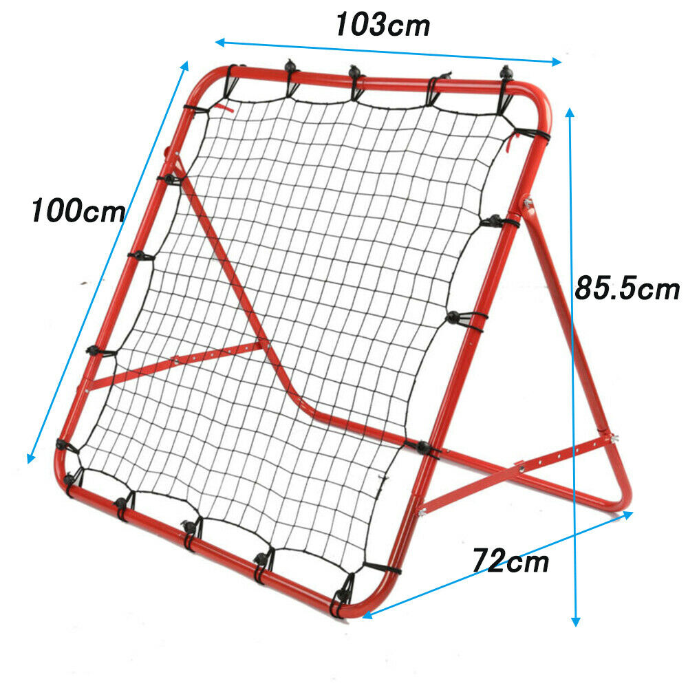 Kids Children Football Training Net Soccer Kickback Target Goal Rebounder Net