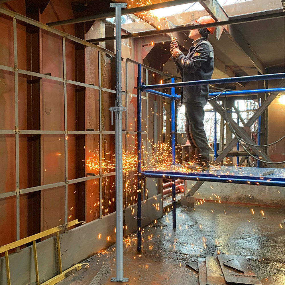 1/2x Adjustable Acrow Acro Props Zinc Plated Builders Floor Props Strong Support