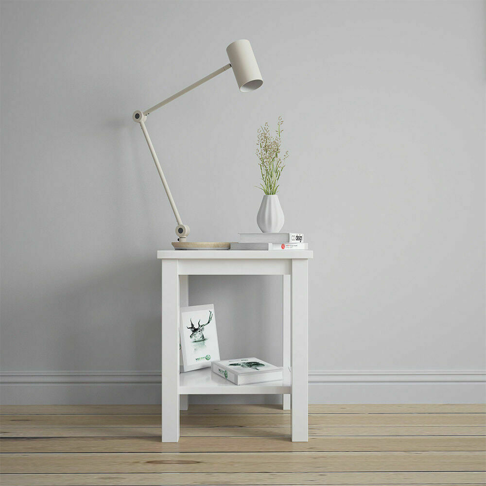 Narrow Small Wood Table Bedside End Side Plant Stand Telephone Table Storage