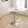 Bar Table Sofa Side Table Chrome Base Dining Breakfast Table Adjustable Kitchen