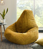 Jumbo Cord Beanbag Chair XL Large Bean Bag in Plush Jumbo Cord beanbags Highback
