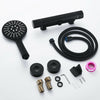 Bathroom Thermostatic Mixer Shower Bath Kit Valve Bar Taps Shower Heads Hose Set