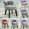 Velvet Dressing Table Chair Vanity Stool Piano Stools Dining Chairs Bedroom Room