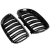 Car Front Bumper Grille Front Kidney Grill for BMW E92 2006-2009 3 Series Gloss
