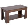 100cm Modern Lift Up Top Coffee Table Desk Hidden Storage Bottom Shelf Living