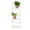 4 Tier Wooden Ladder Folding Book Shelf Stand Plant Flower Display Shelving UK