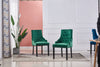 2x Velvet Dining Chairs Living Room Chairs with High Backrest Counter Chairs UK