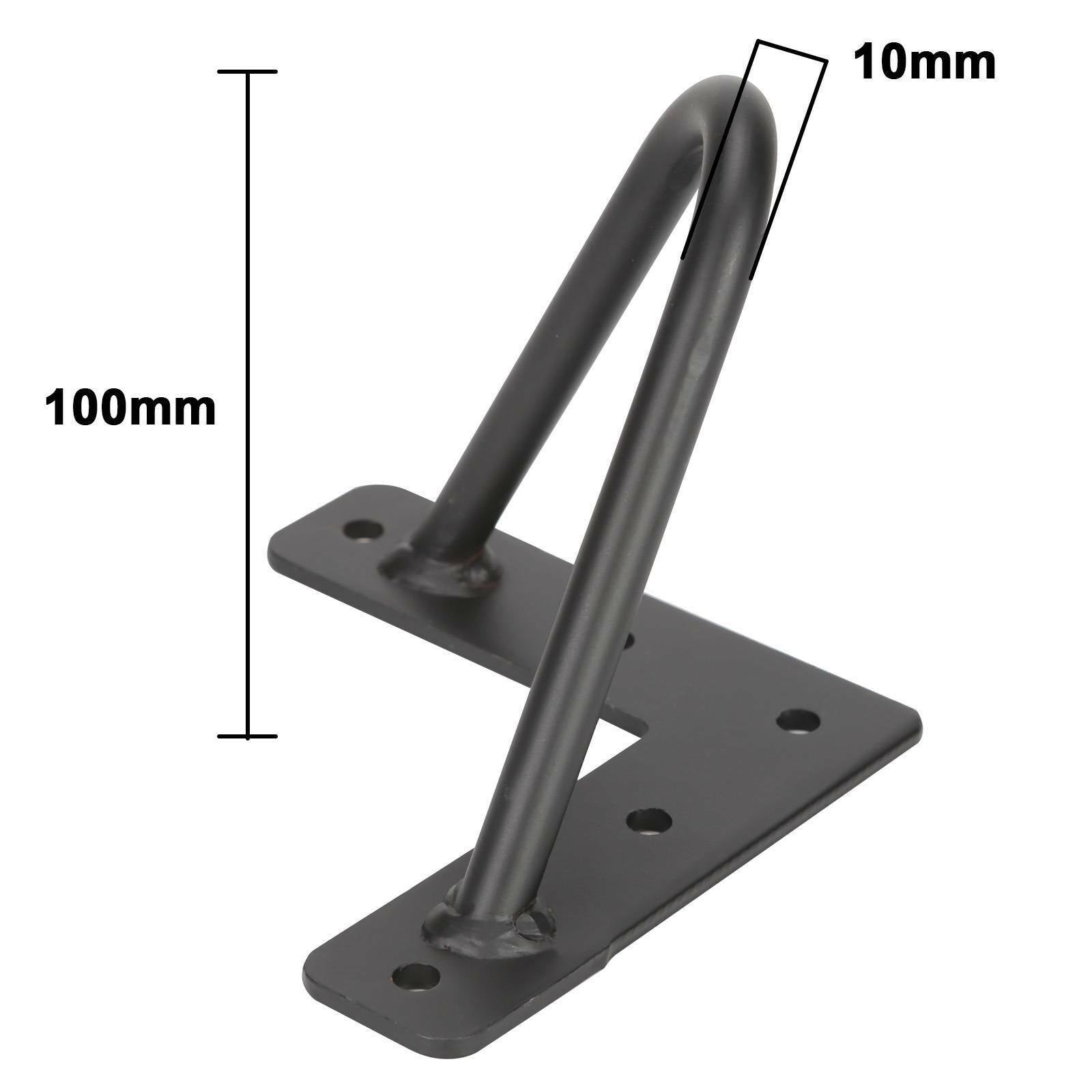 4 x Hairpin Legs / Hair Pin Legs Set for Furniture Bench Desk Table 10CM X 10MM